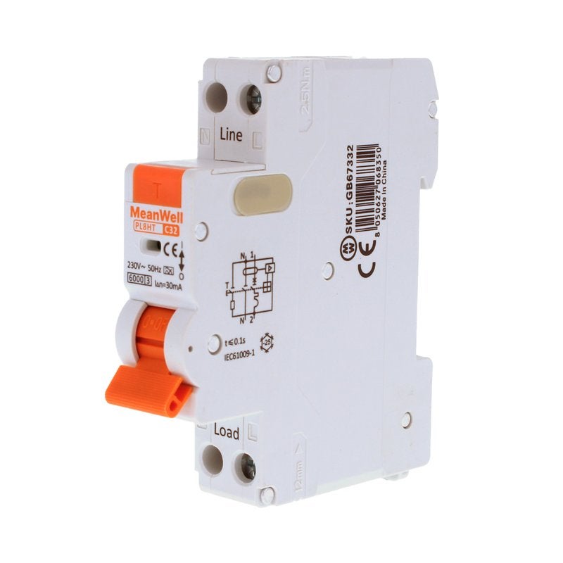 Interrupteur Magnétothermique Siemens 6A Pôles 1P+N 6KA