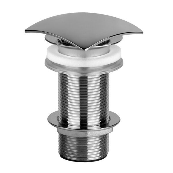 Bonde lavabo 5/4", métal sans trop-plein, Noir Mat