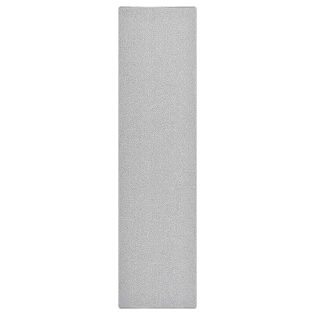 Dywanik, jasnoszary, 80 x 300 cm vidaXL