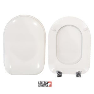 HQQSC Toilet Seat Bambù Coperchio Di Legno Solido Toilette Con - Foto 1