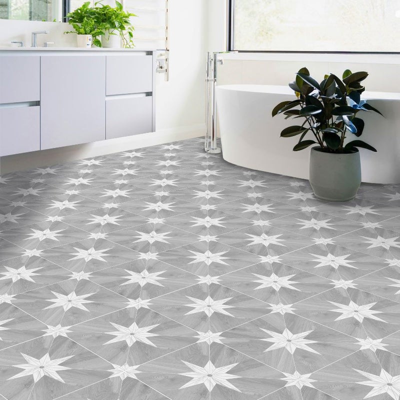 Carrelage Sol Mat CERTECA ESTRELA Hydraulique Effet Carreaux de Ciment ...