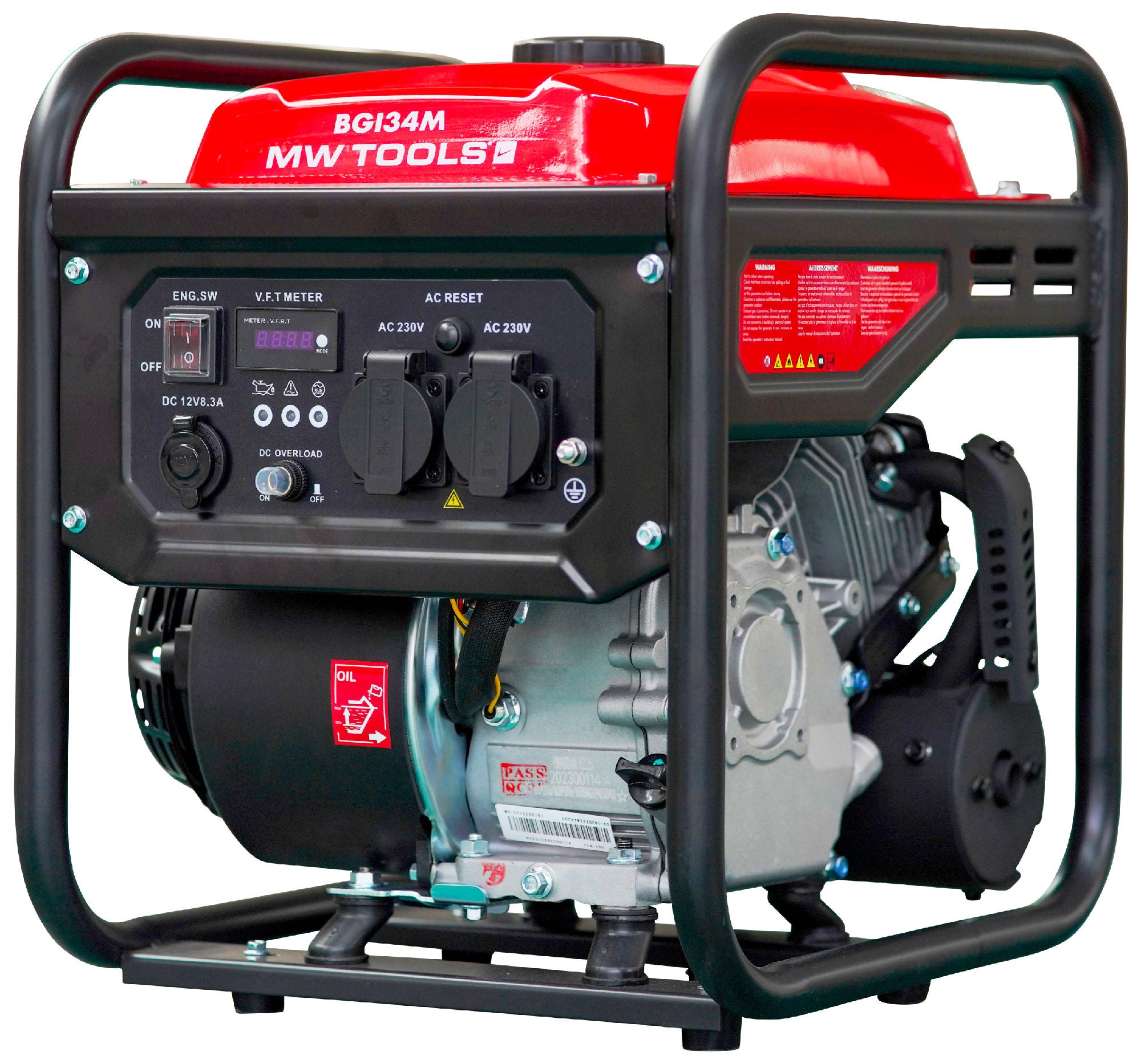 Groupe électrogène Portable Tools - 2000-3000W, Essence, Réservoir 12-15L, 280V, Matériel Pro