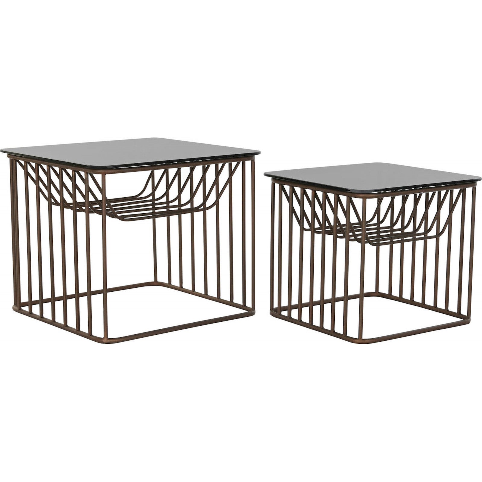 Table d'Appoint Design Fleur Tiana 61cm Or