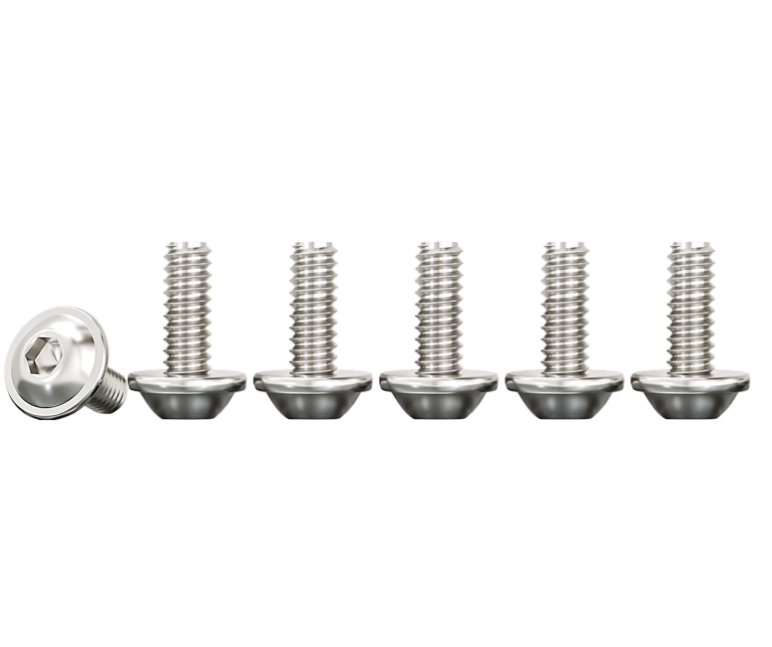 Viti A Testa Brugola Inox 3/8-16x5 – Bulloni A Testa Cilindrica 18-8, 5 Pollici