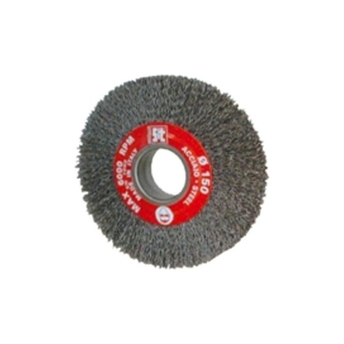 Spazzola Metallica Circolare Per Smerigliatrice Angolare – Diametro 105 Mm – Foro 16 Mm – Raschietto Per Acciaio E Metalli