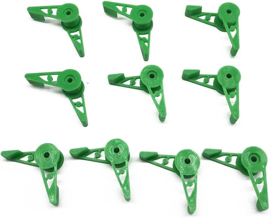 Zestaw 40 regulowanych klipsów zginanych w zakresie 360°, zapewniających wzrost roślin bez stresu