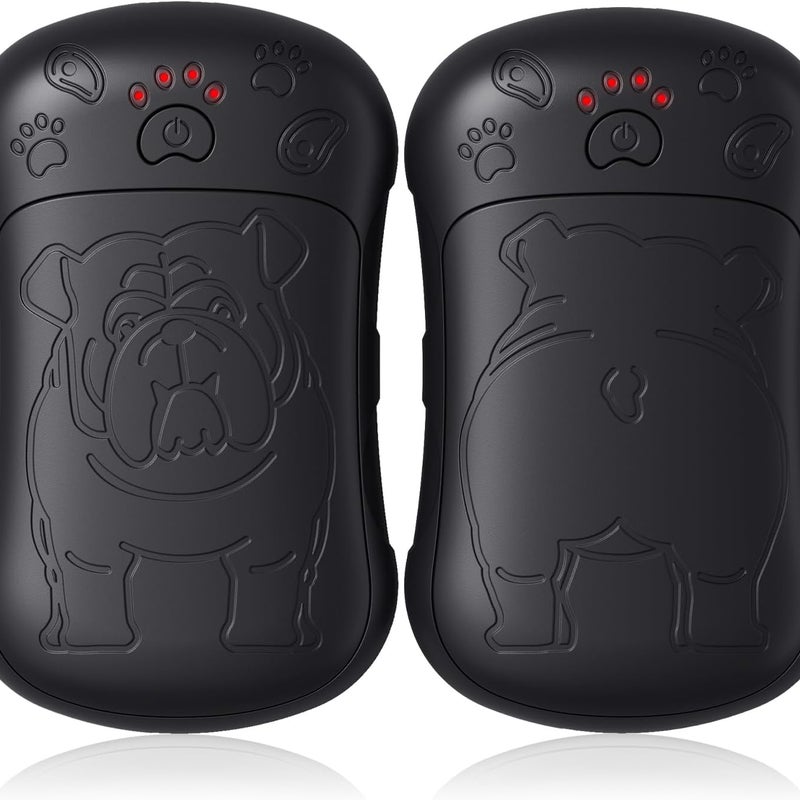 Ogrzewacze do rąk ładowalne, zestaw 2 sztuk, silne pole magnetyczne, port USB, odpowiednie na kemping, do gry w golfa, na polowanie i w podróż, kolor