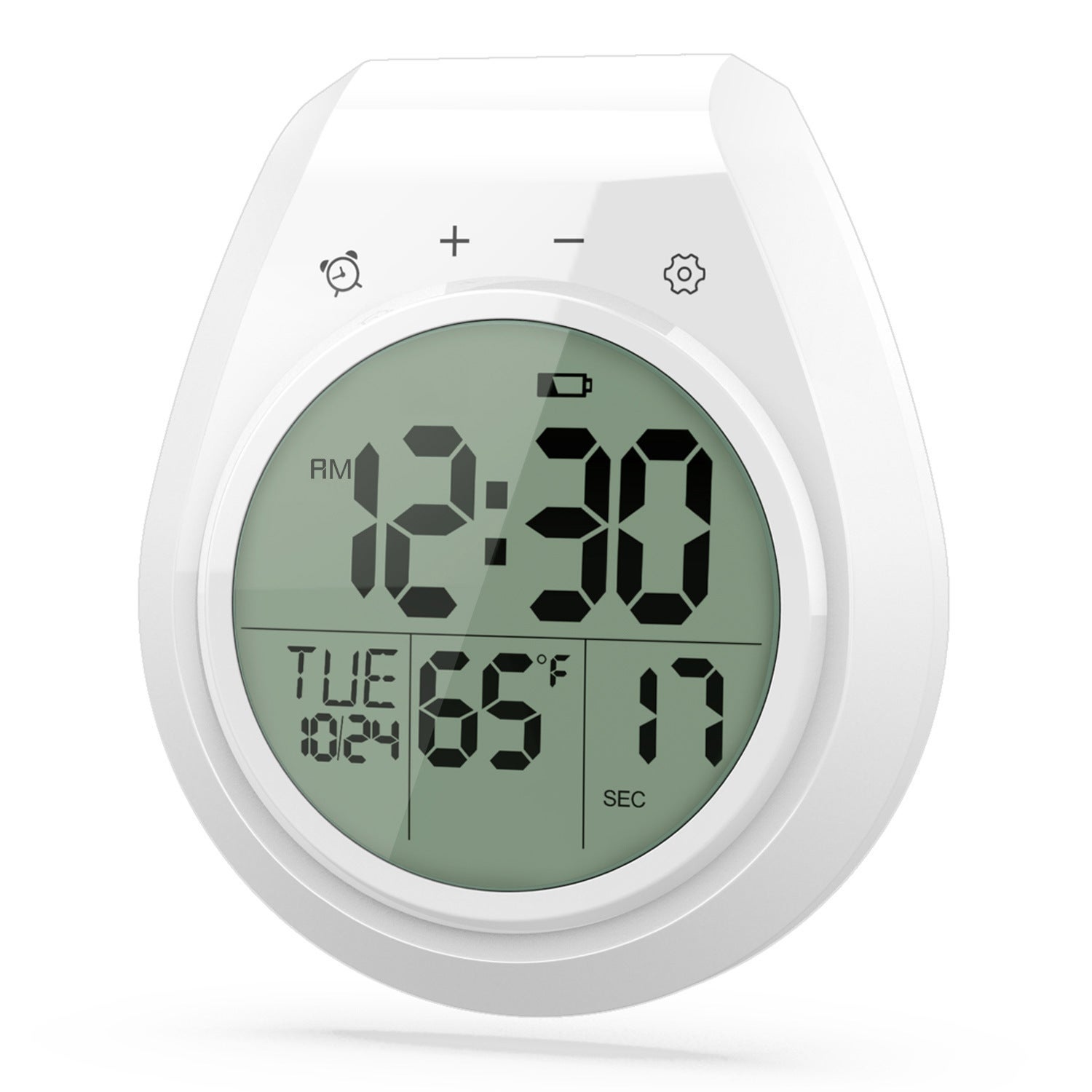 Enowelir Horloge De Douche étanche, Horloge Tactile Minuterie De Douche Blanc 90678756 Enowelir Horloge De Douche étanche, Horloge Tactile Minuterie De Douche Blanc 90678756