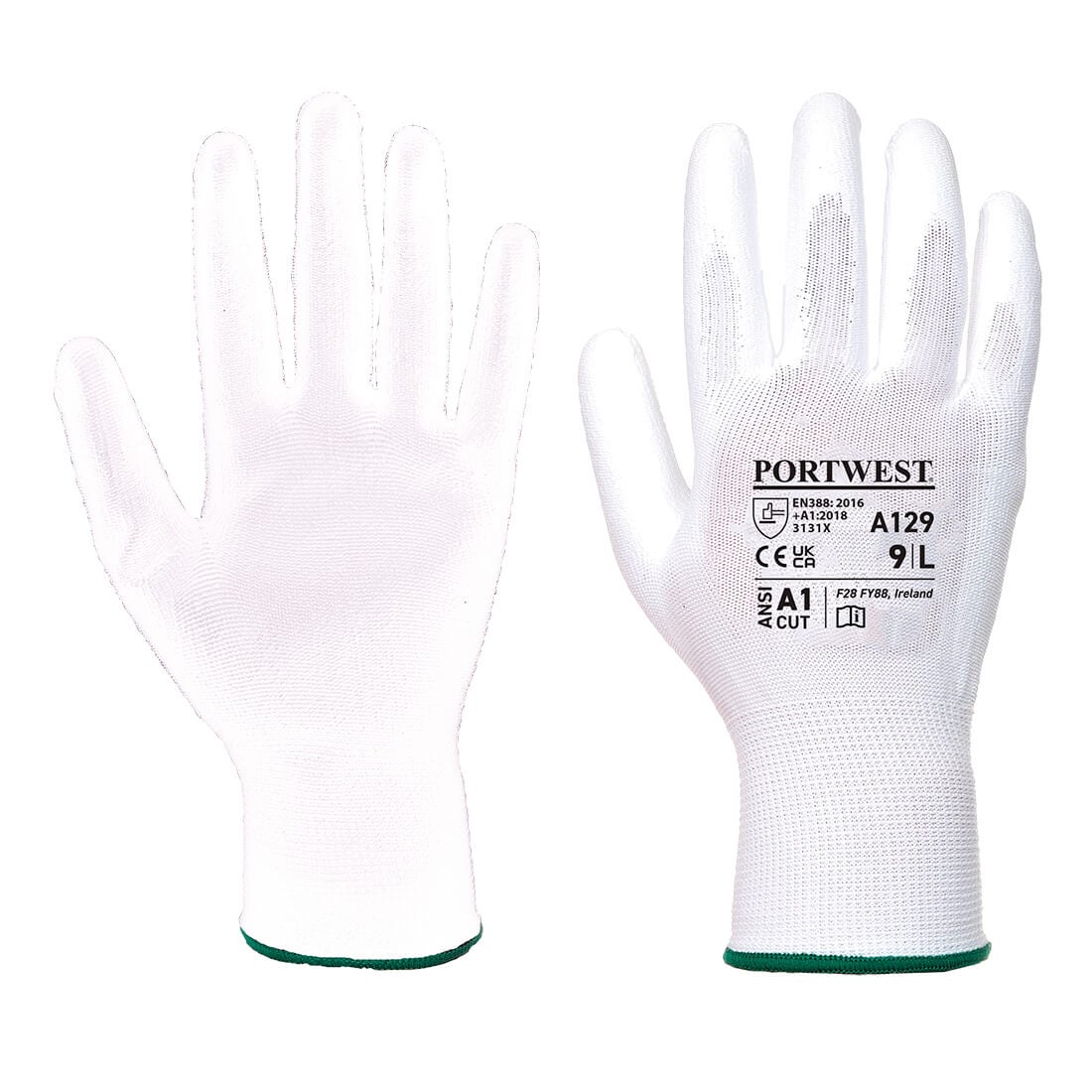 Portwest - Gants manutention en enduit PU lisse (Pack de 480) - Noir - 6 - 3