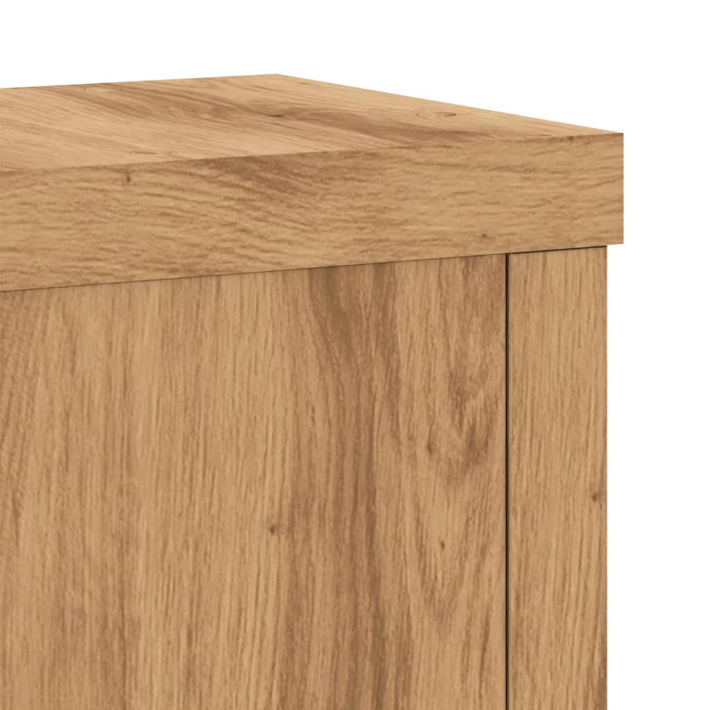 Maison Exclusive - Supports pour plantes 2 pcs chêne artisanal bois d'ingénierie - 8