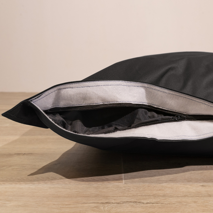 Pouf extérieur imperméable anti-uv déhoussable BANANAIR 140 x 180 cm noir - 8