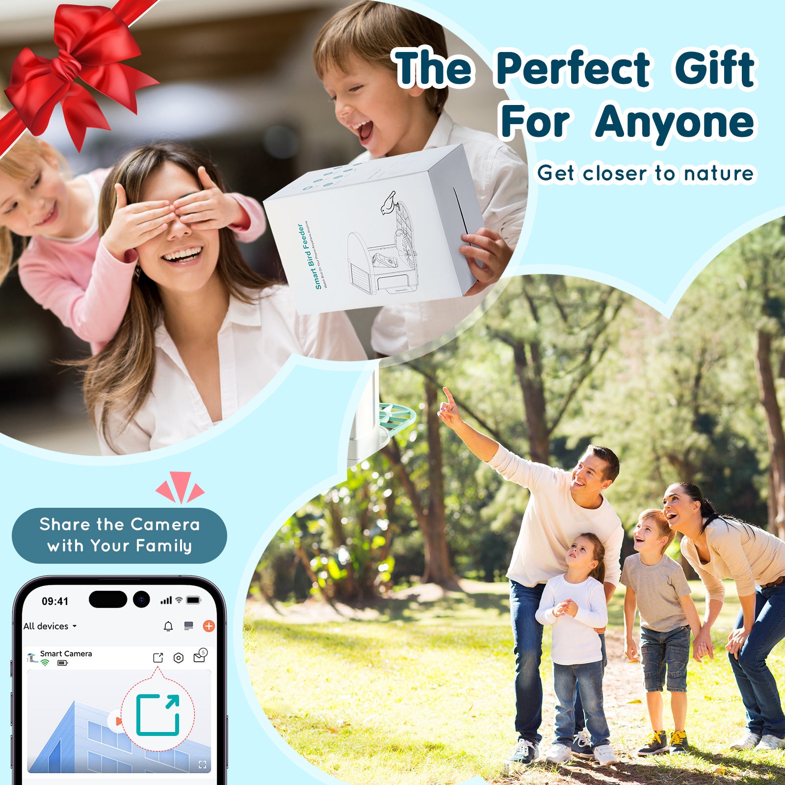 Telecamera intelligente mangiatoia uccelli,SucceBuy 2K HD,identificazione AI oltre 10.000 specie,acquisizione automatica,ideale per esterni - 9