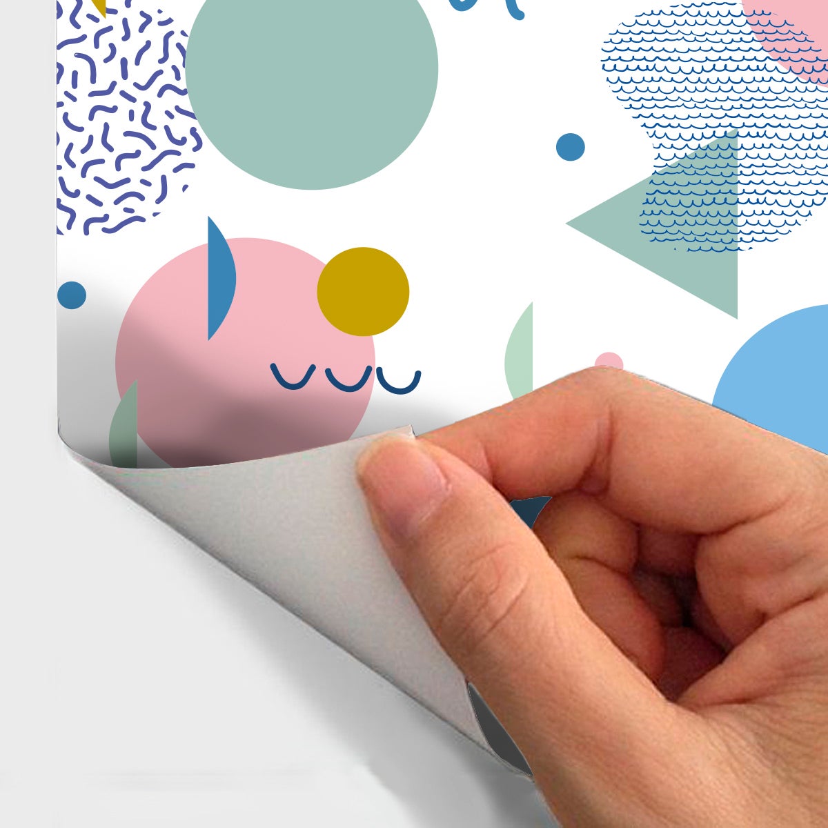 Adesivo arazzo scandinavo Danemark - Sticker adesivo - adesivi murali - 40x40cm - 5