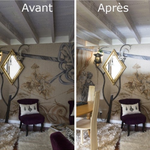 Réflecteur de lumière naturelle - surface en aluminium - mural 60 x 25 cm - 4