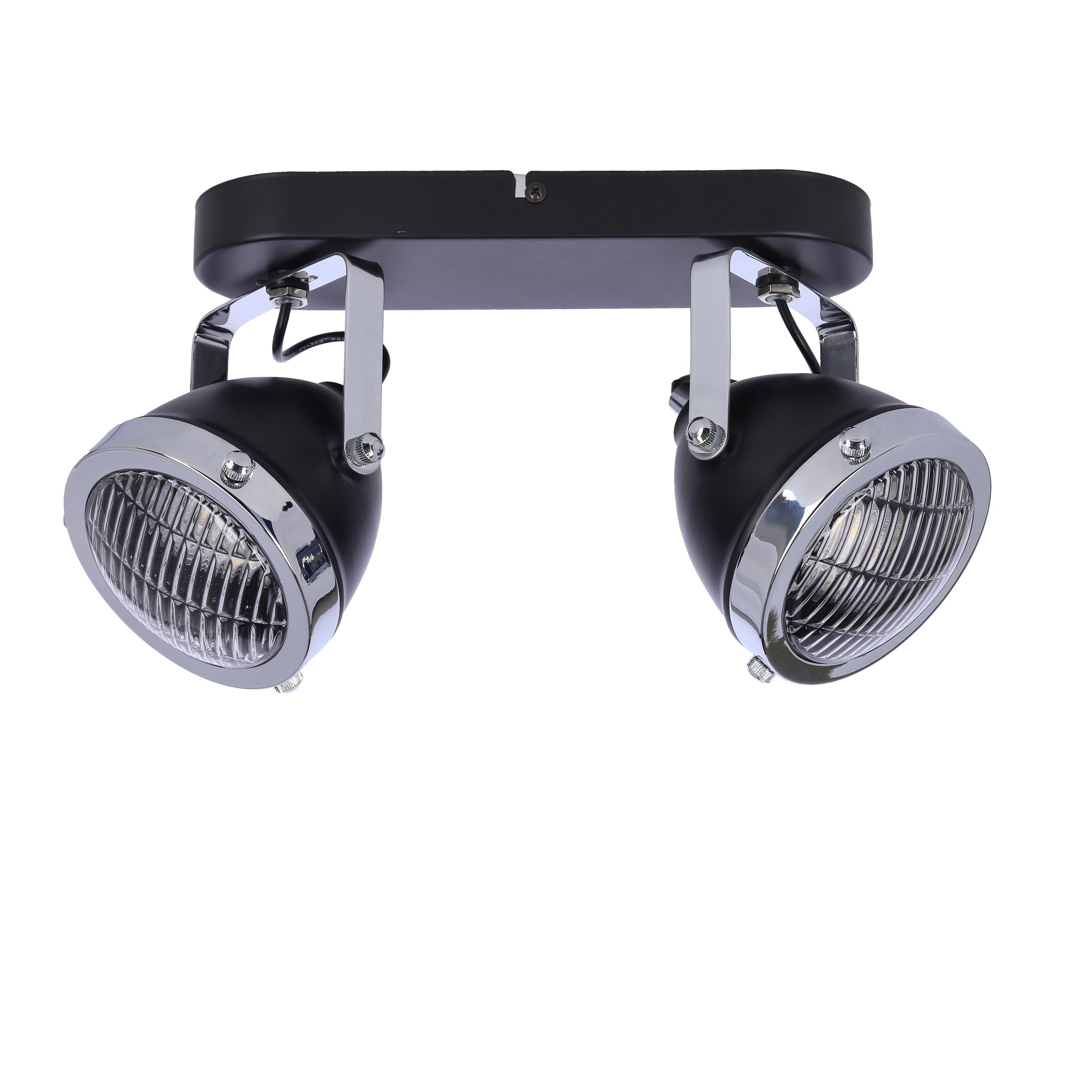 Lampa sufitowa reflektorki Crazy czarna 2xGU10x15W metal wym:17x30x11cm IP20 Candellux