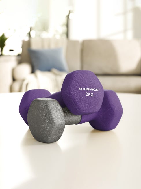 Coppia Di Manubri In Vinile Da 2kg Ognuno Manubri Pesi Palestra Fitness Rosa 8435194289962 Coppia Di Manubri In Vinile Da 2kg Ognuno Manubri Pesi Palestra Fitness Rosa 8435194289962