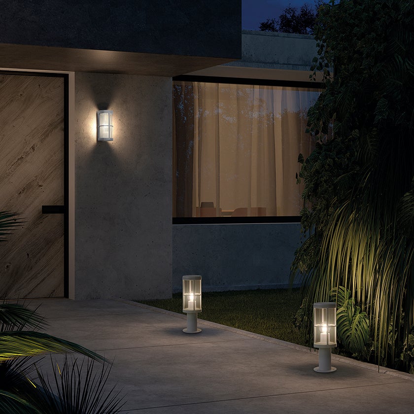 Applique LUG IP54 E27 18W Blanc - 2