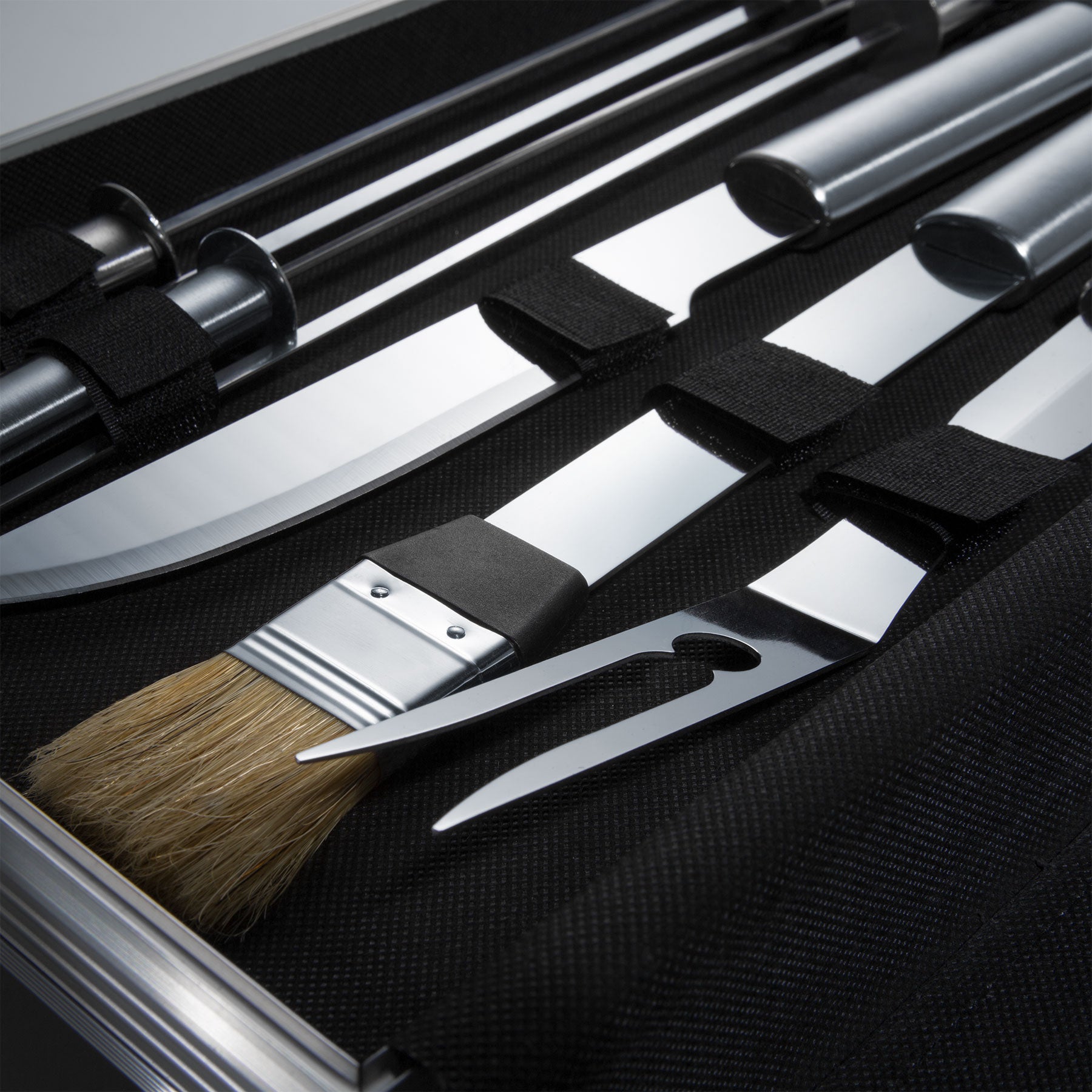 TECTAKE Conjunto de grelha em aço inoxidável - 4