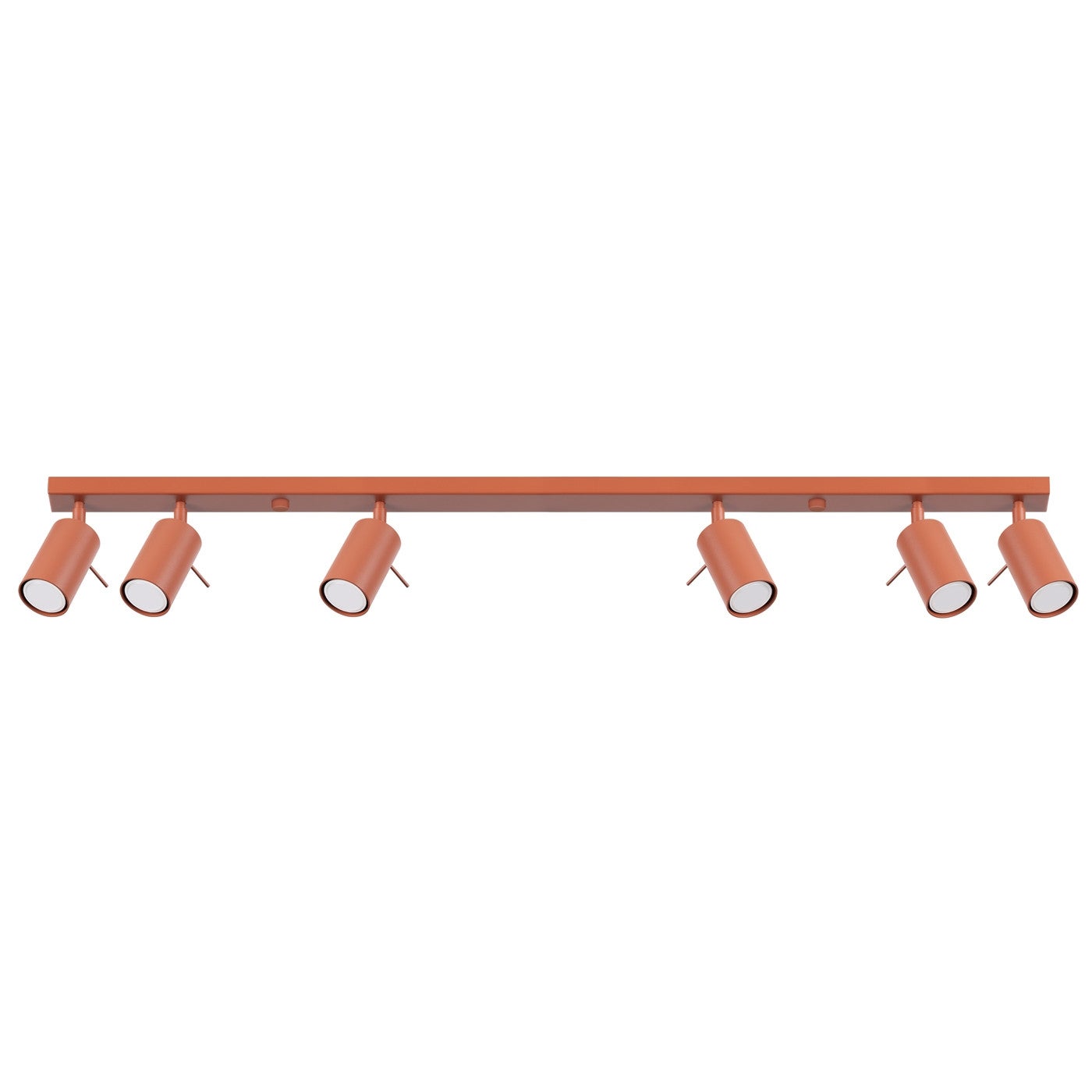 Reflektor sufitowy spot natynkowy Ring listwa ochra czerwona 6xGU10x10W wym: 17 x 117 x 6 cm metal Sollux Lighting