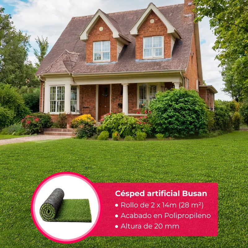 Arquiservi® - Relva Artificial Forever Ultra 20mm Rolo 2x14m (28m²) Densidade Premium Realista Fácil Instalação Jardins e Terraços - 3