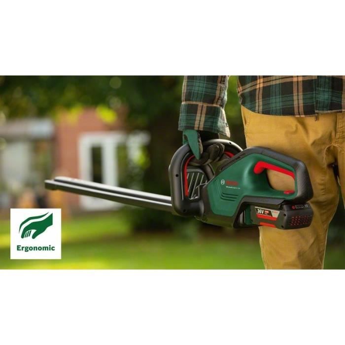 Taille-haie Advanced HedgeCut 36-6528 BOSCH 1 batterie 2.0Ah - 060084A300 - 6