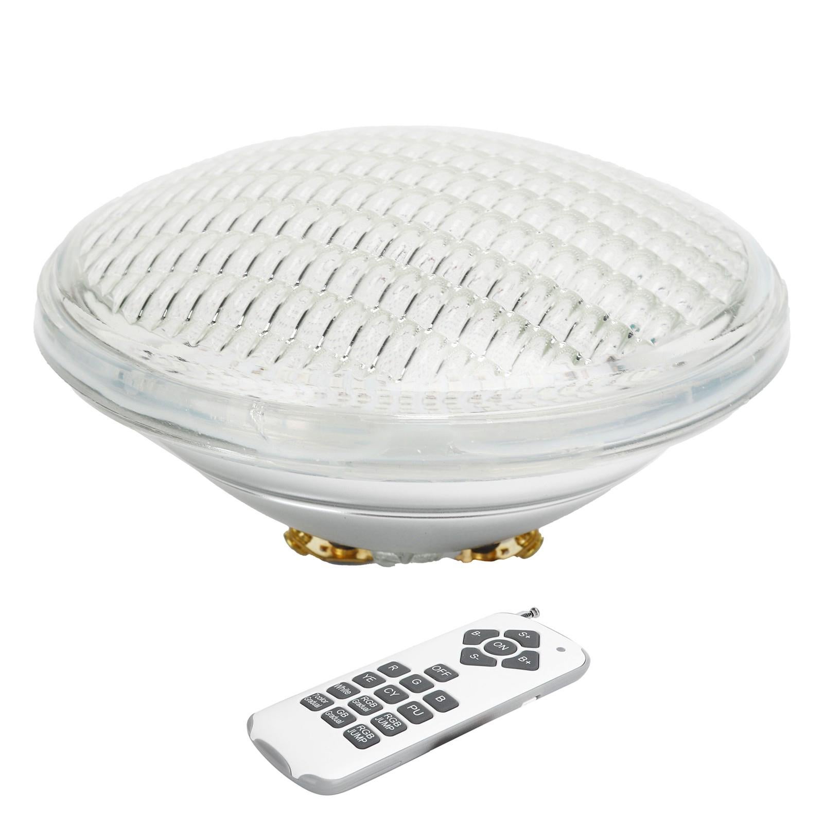 Kolorowa podwodna lampa LED do basenu ze zintegrowanego grubego szkła, źródło światła Par56, 45 W, 4500 lm