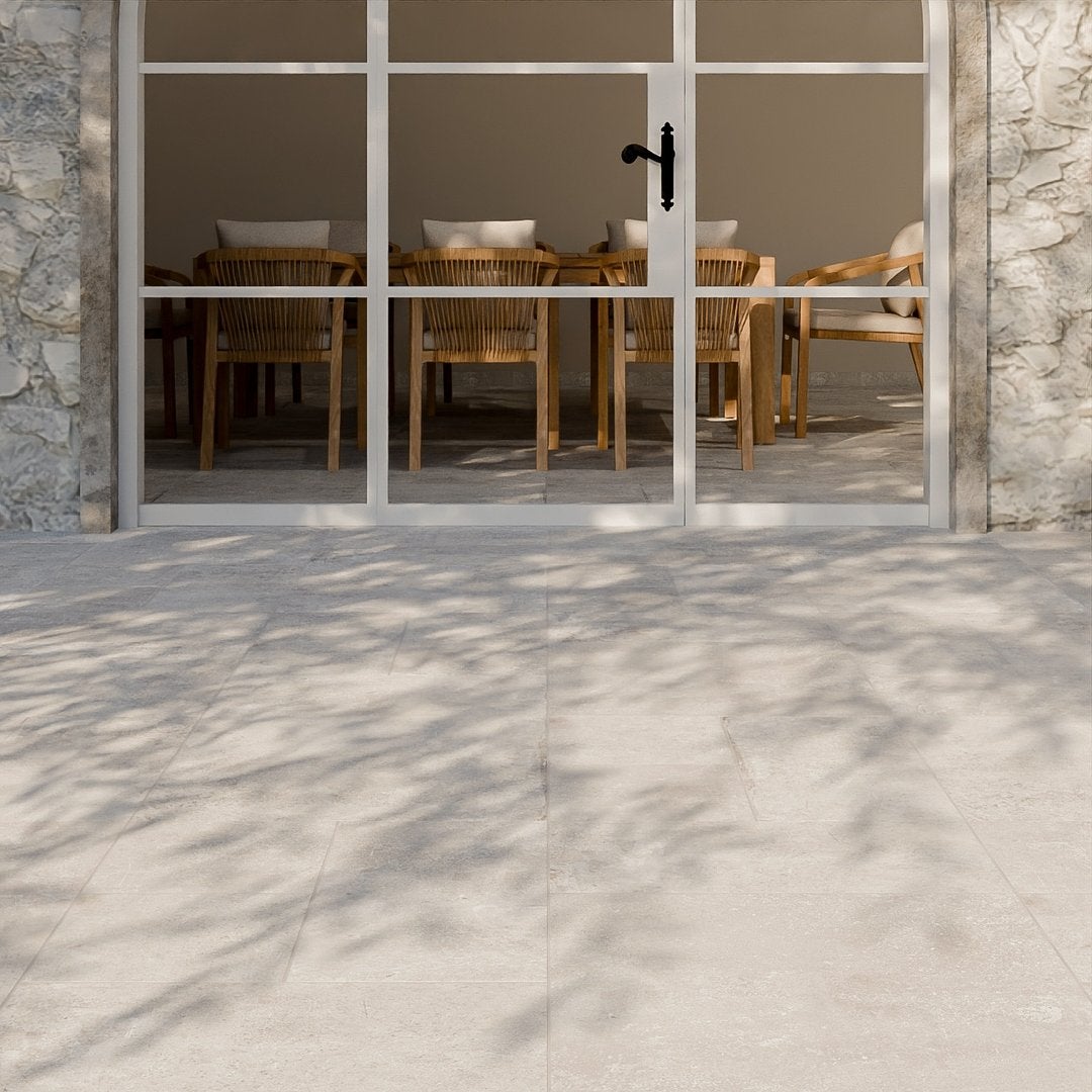 Pietra di Marsiglia Avorio Outdoor - Piastrelle 30,4x30,4 cm R11 9 mm - CSM 3000 30x30 GRIP R11 9 mm - 4