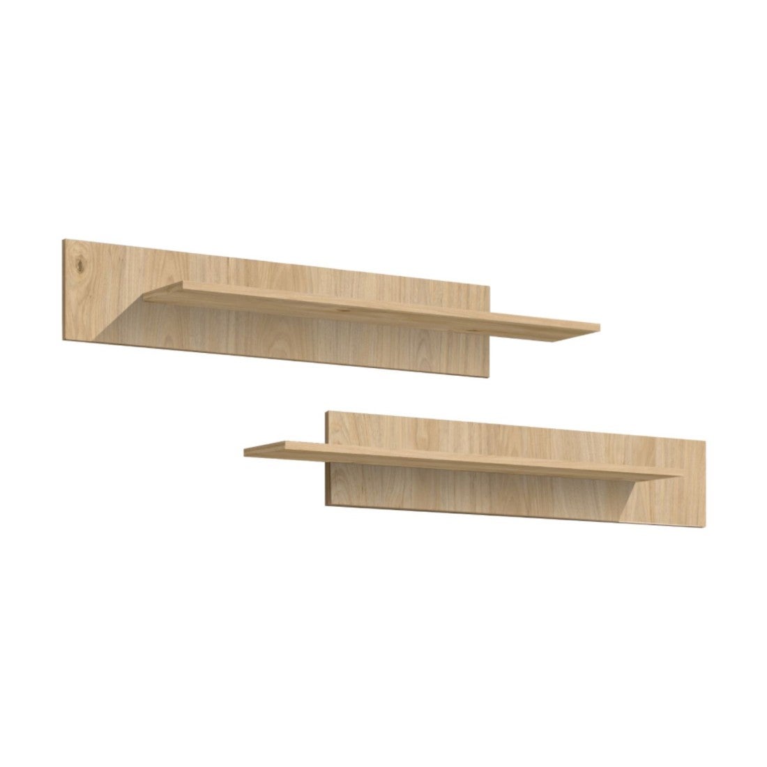 Estantería fly – pack de 2 – roble claro