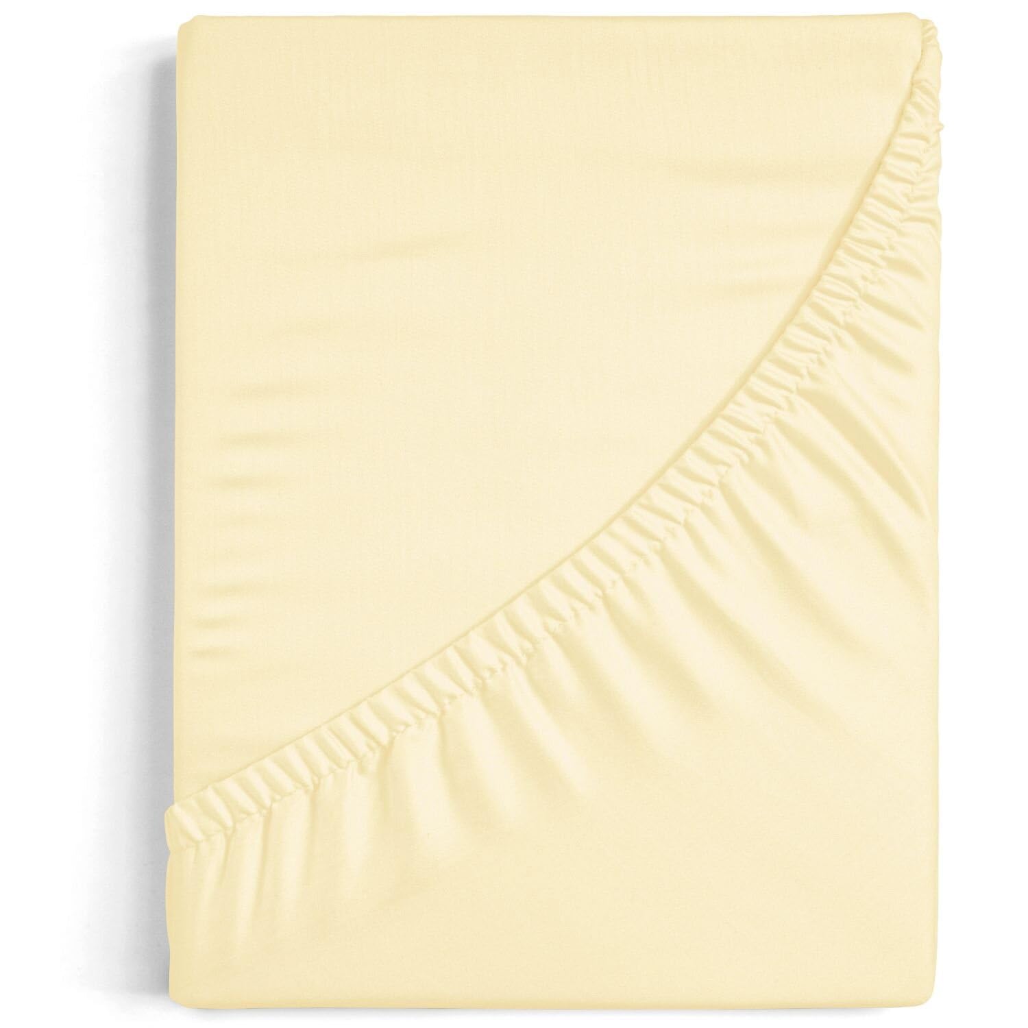 Burrito blanco   lenzuola con angoli 90 x 190/200 cm   letto da 90 cm (+ misure disponibili)   tessuto in cotone-poliestere 50/50   design a7 giallo