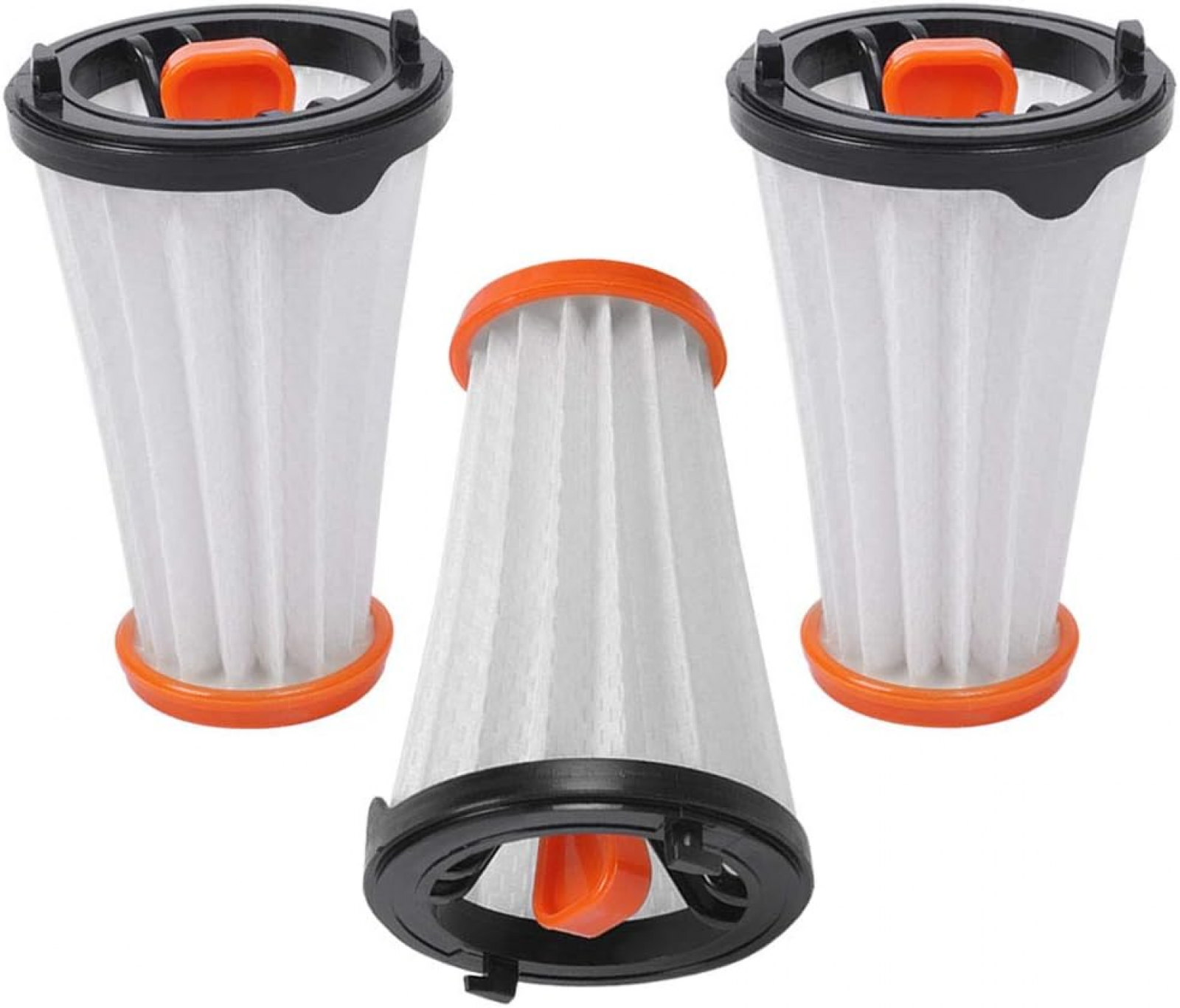 Zestaw 3 filtrów zamiennych do odkurzaczy AEG/Electrolux Rapido i Ergorapido. Zastępuje filtry AEG AEF 144 i Electrolux EF144.