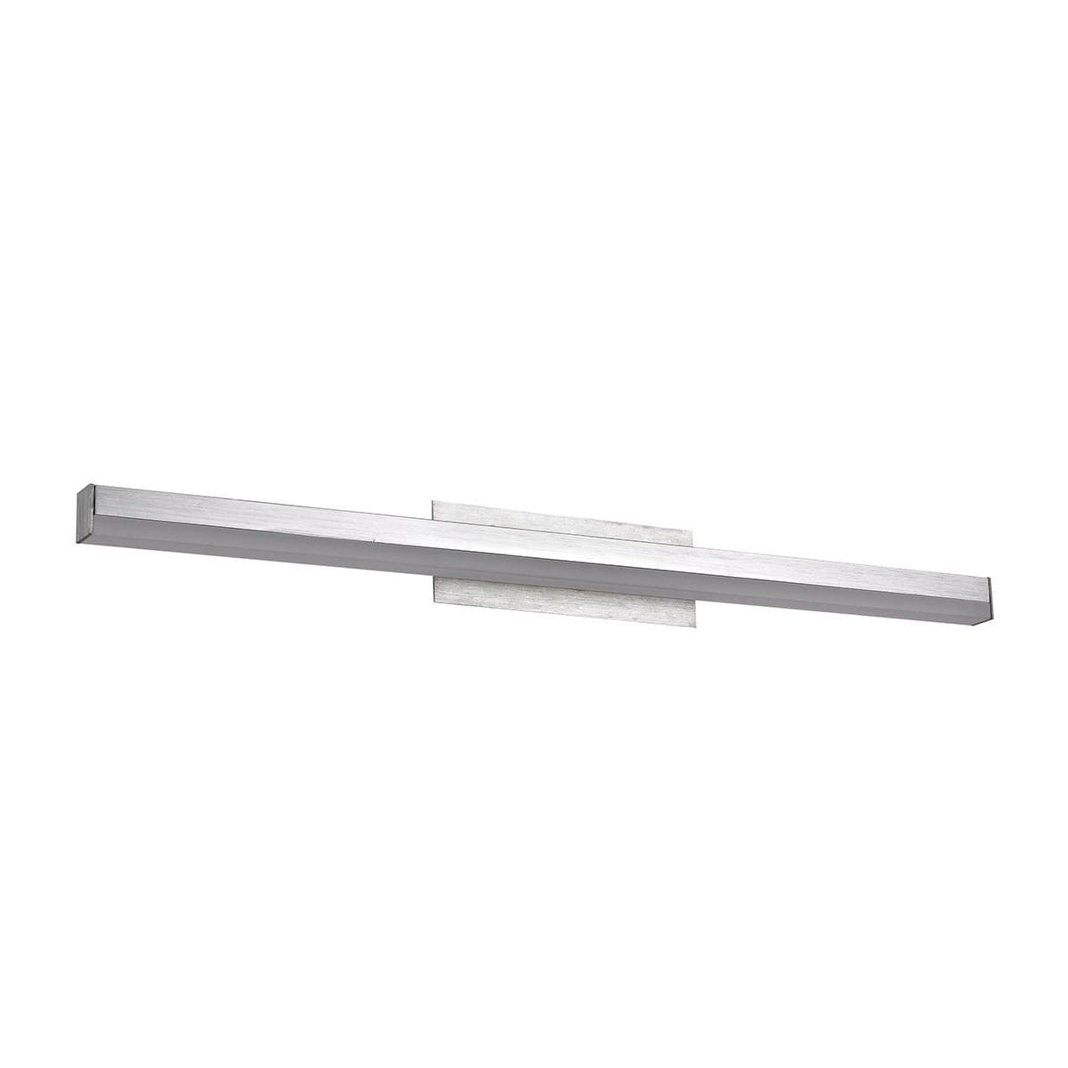 Kinkiet ścienny Daniel srebrny LED 12W 3000K 960lm szkło kryształowe wym: 5,5 x 55 x 7,5 cm akryl IP20 Italux
