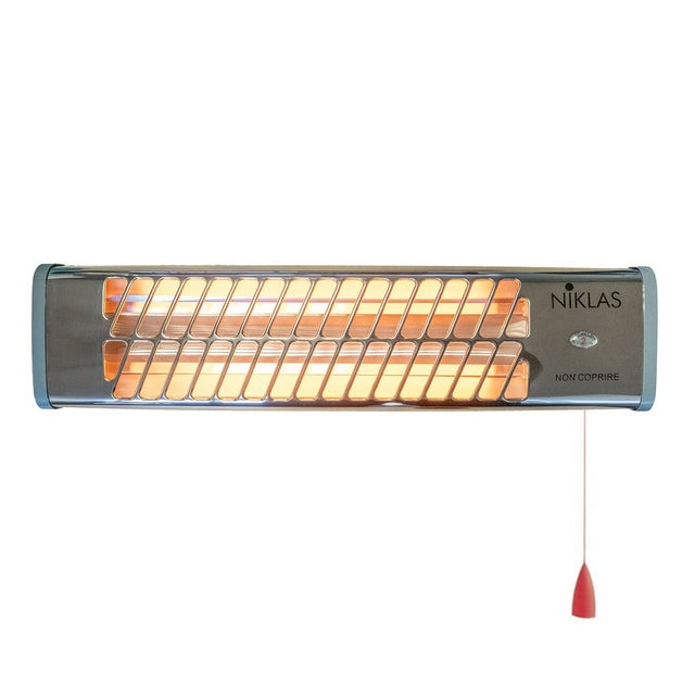 NIKLAS Cuarzo 1200W infrarrojos calentador de pared interior y exterior eléctrico 230V 400W-1200W