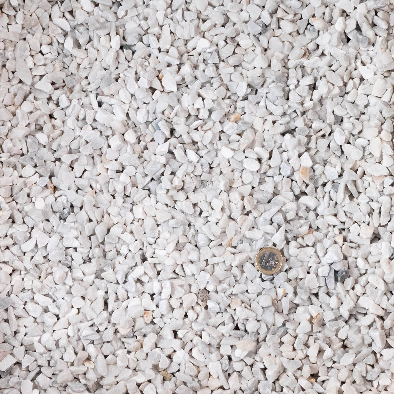 Pack 30 m² Gravier Marbre Blanc Carrare 8-12 mm (3 Big Bag Vrac