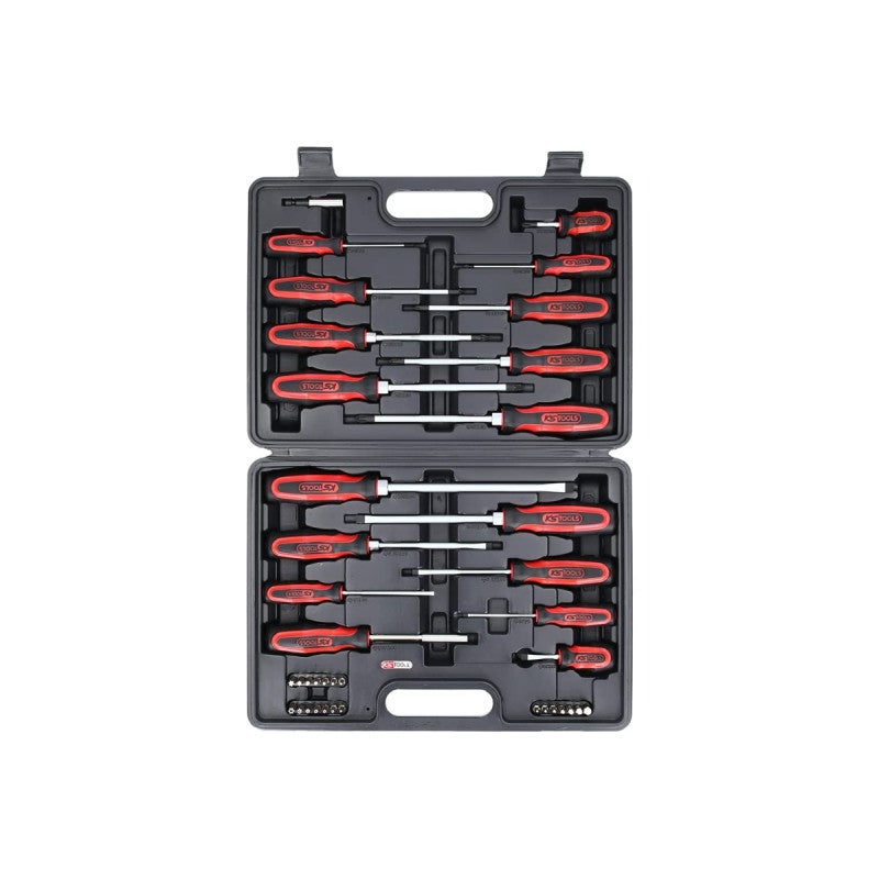 Zestaw wkrętaków KS TOOLS ERGOTORQUEplus ergonomiczny i kompletny 39 części