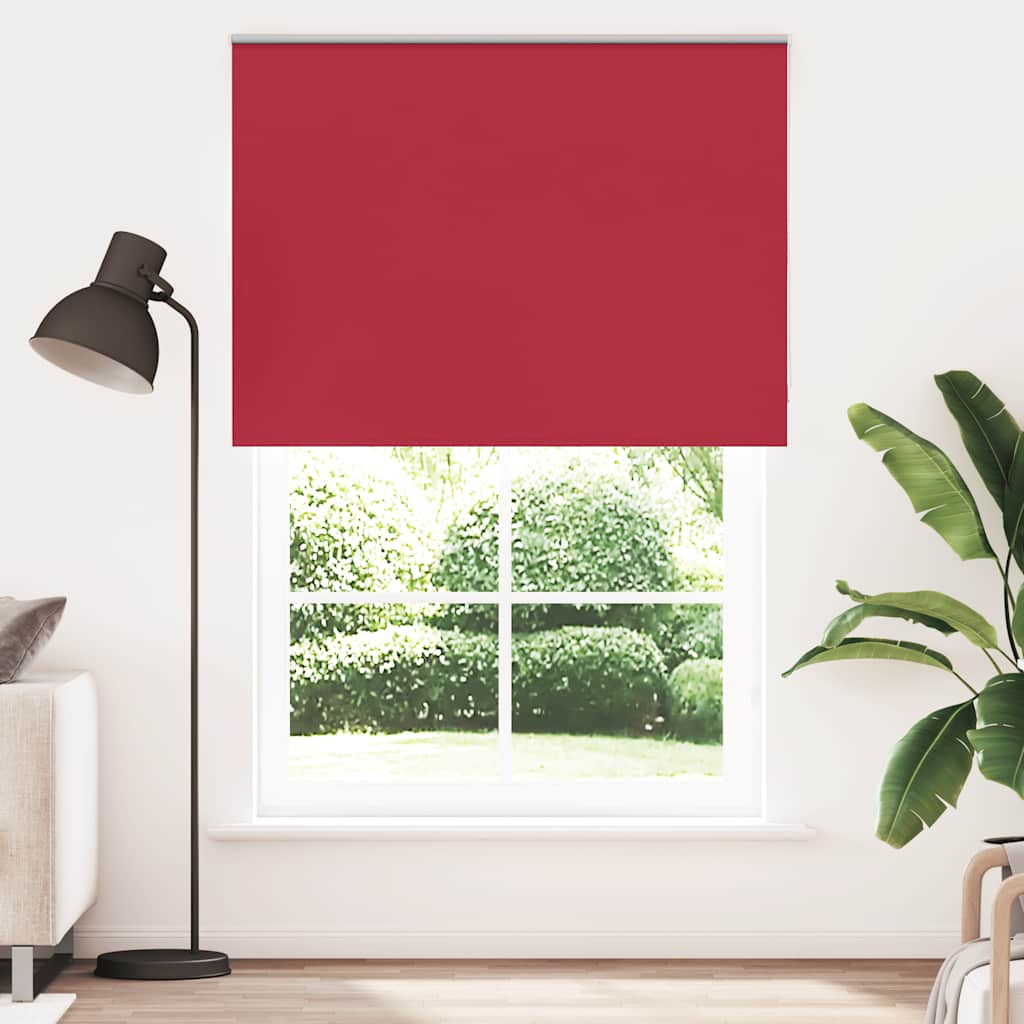 Roleta zaciemniająca Red 145x230 cm Szerokość tkaniny 141,6 cm vidaXL