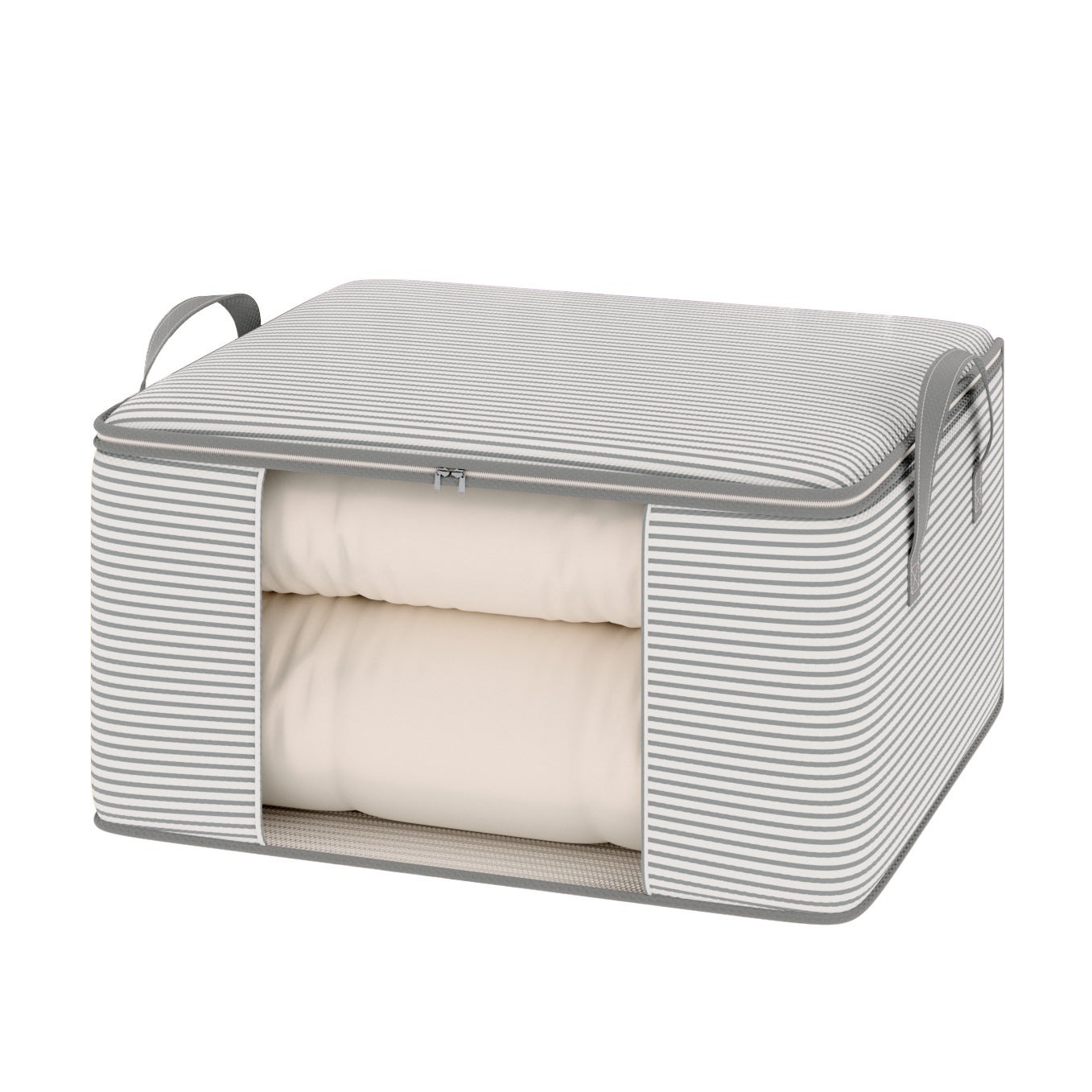 Boîte de rangement pliable, boîte de rangement pour vêtements avec couvercle, boîte de rangement pour placard avec poignée. - 4