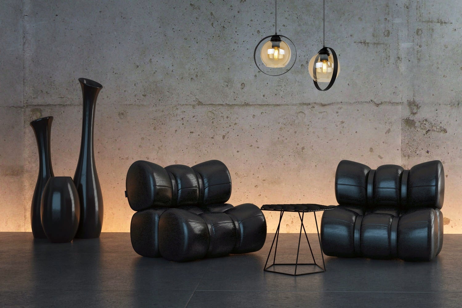 Lampa sufitowa wisząca Ring Haga modern 1xE27 abażur pierścień złoty Light Home LH - 3