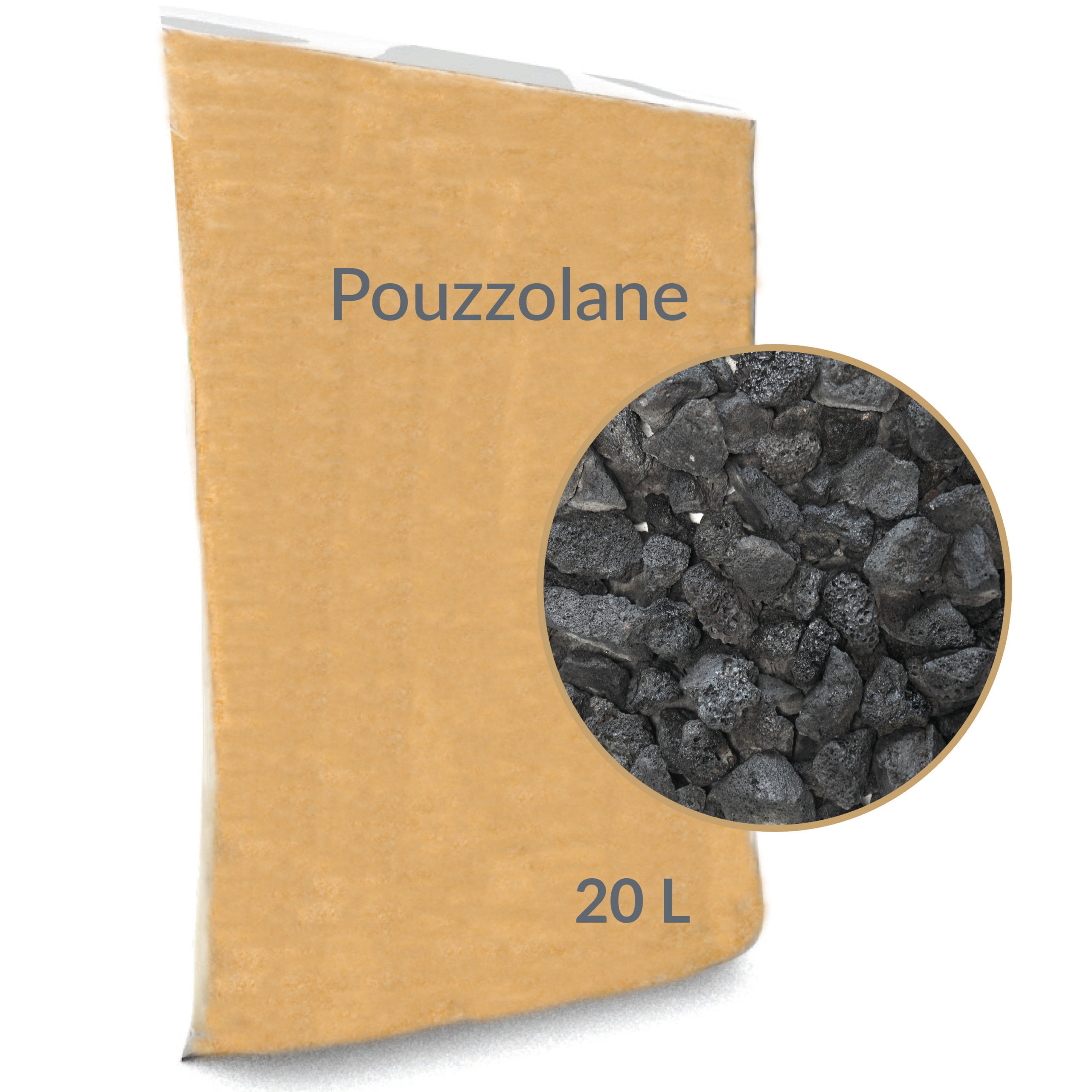 Pouzzolane noire 7/15 en sac de 20 L - 4