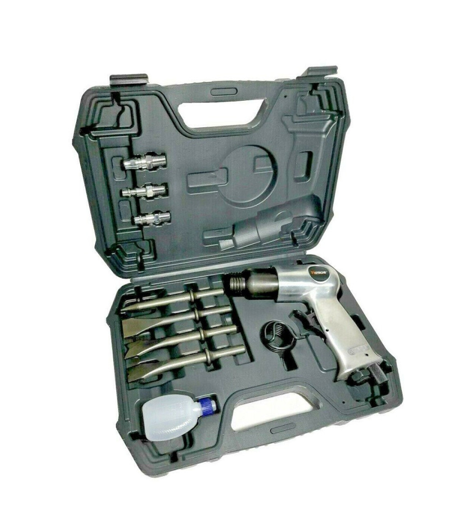 FERM Martello Demolitore Professionale 1500Mandrino SDS-Hex: 30 Mm Incl Robusta Valigetta Con Ruote Di Trasporto Scalpello A Punta E Scalpello Piatto 25807728 - Foto 9