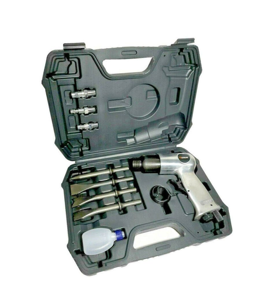 FERM Martello Demolitore Professionale 1500Mandrino SDS-Hex: 30 Mm Incl Robusta Valigetta Con Ruote Di Trasporto Scalpello A Punta E Scalpello Piatto 25807728 - Foto 9