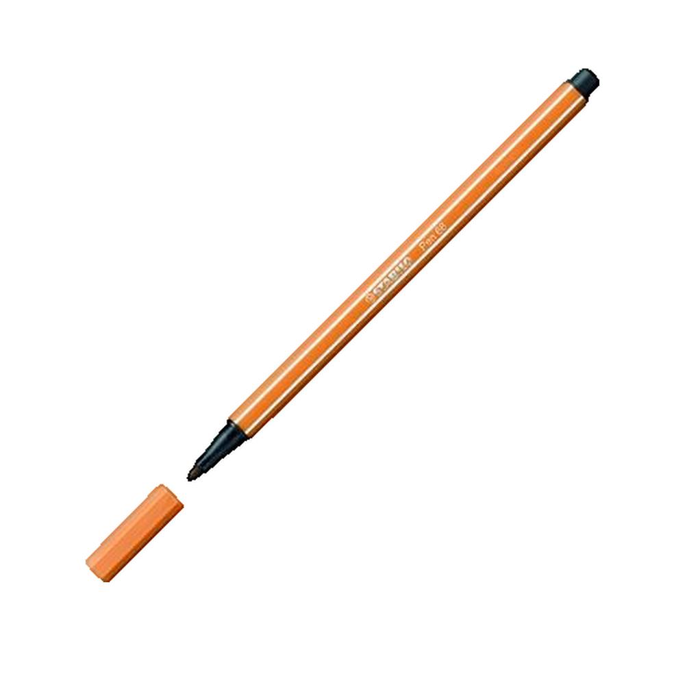 Marker akwarelowy STABILO Pen 68 1 mm chwyt sześciokątny ciemny ochra