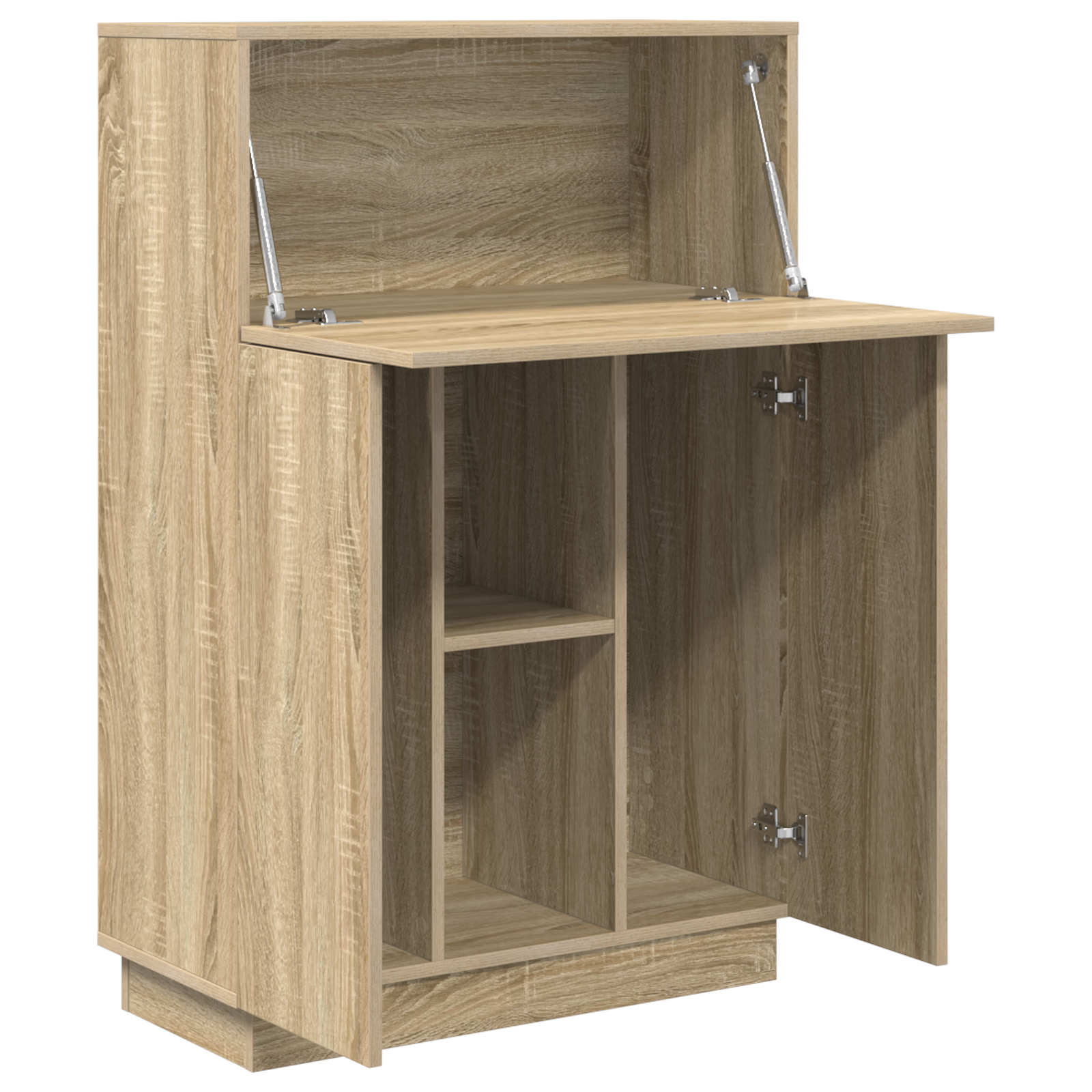 Bureau | Table de travail | Secrétaire d'ordi en chêne sonoma Chêne sonoma Panneau de particules CFW54979 - 4
