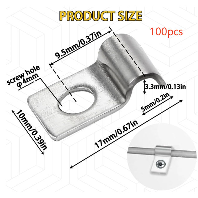 Quattro Fascette Per Tubi In Acciaio | Gemco - Foto 5