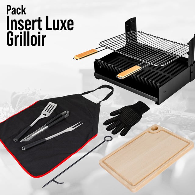 Grilloir luxe, fonte, 8 places, SOMAGIC