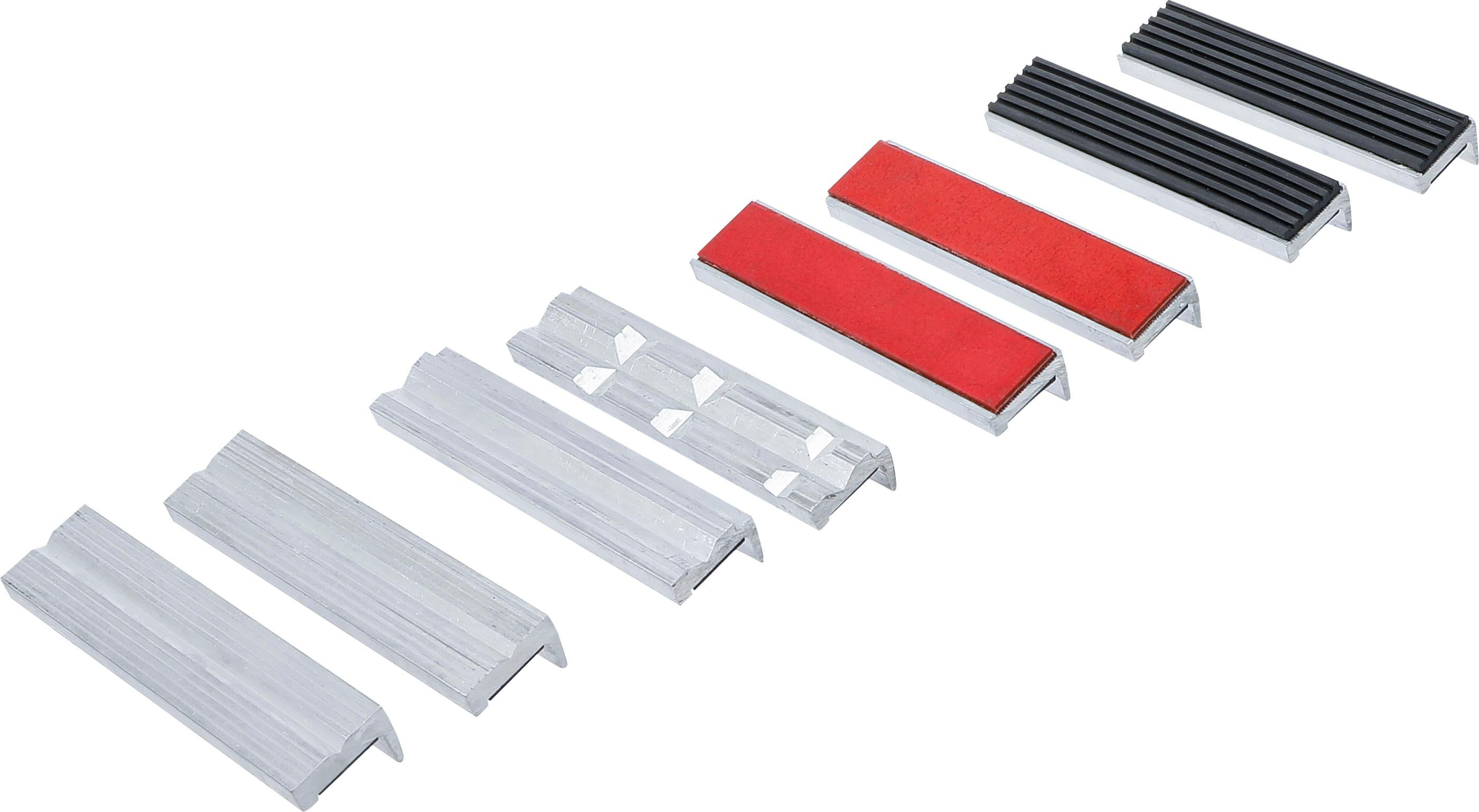 BGS 8442-1 | Ganasce protettive magnetici per morsa | alluminio | 125 mm | 8 pz.