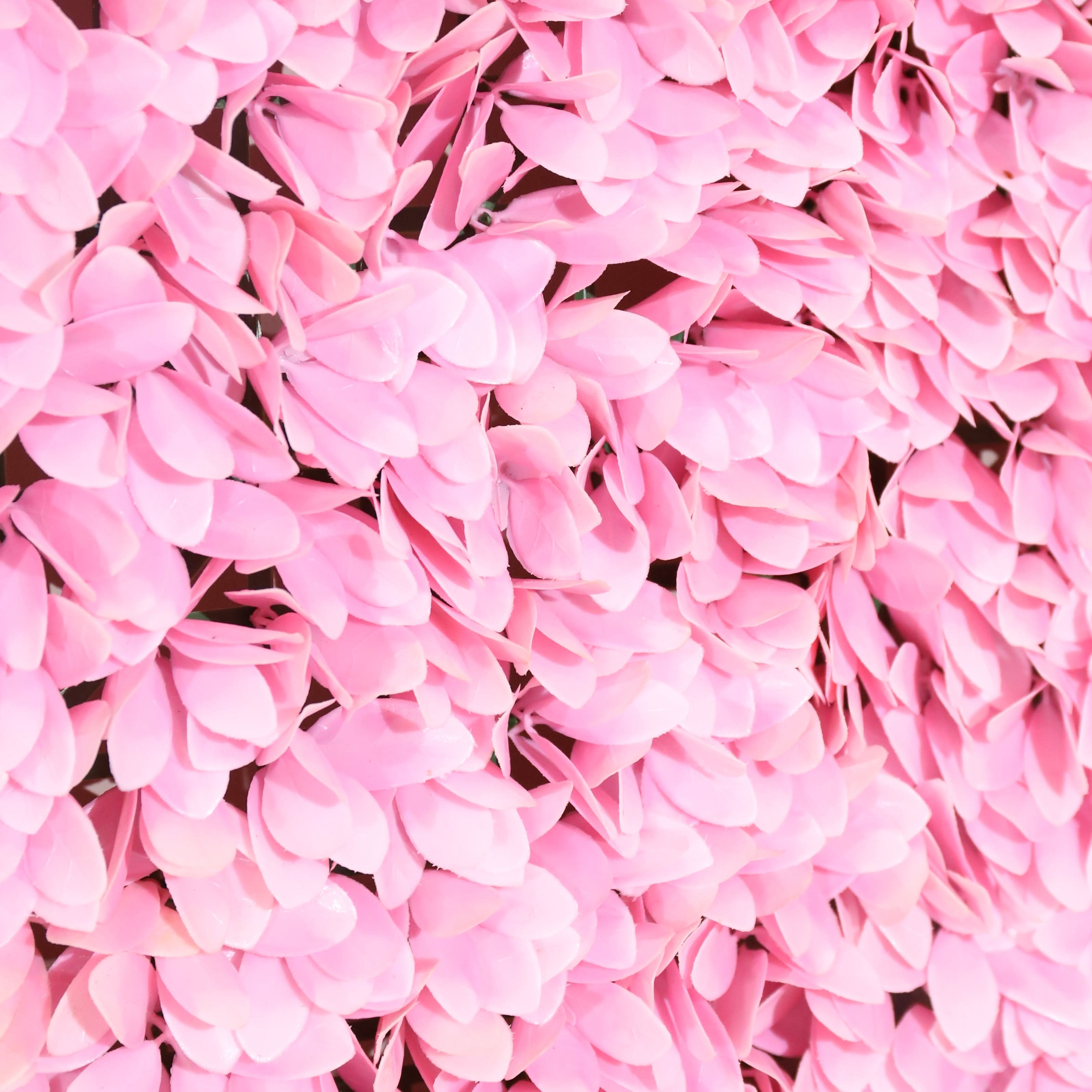Jardin vertical artificiel Romance Rosa 100 x 100 cm | Naturing Monde - Pour intérieur et extérieur - Matériau PEHD - Garantie UV 5 ans - 2