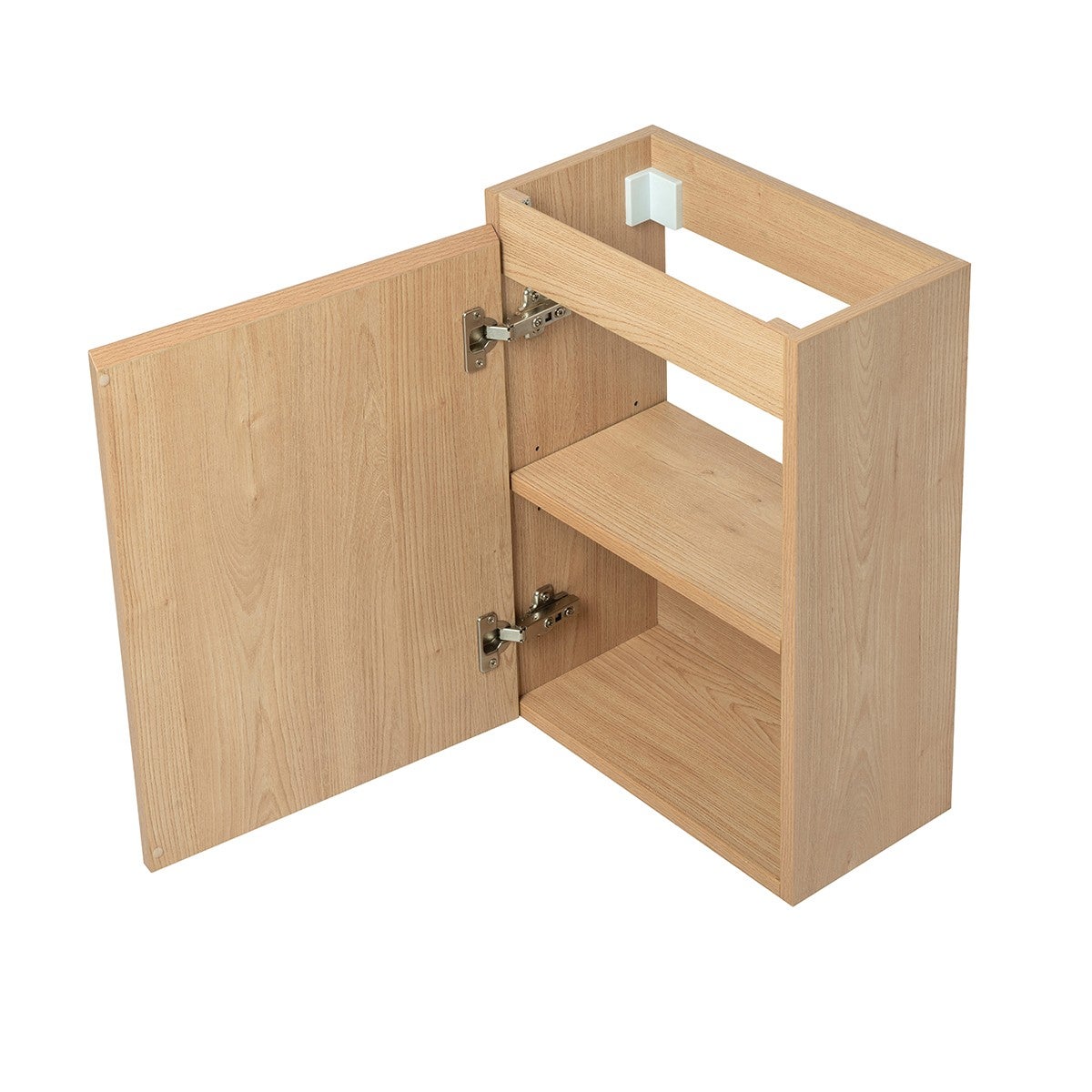 Lave-main Prémonté Bois 40Cm + Vasque céramique Blanche BILY - 6