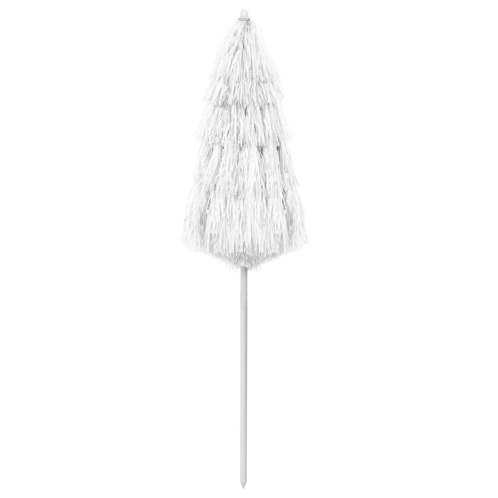 Parasol de plage Blanc 180cm - 3