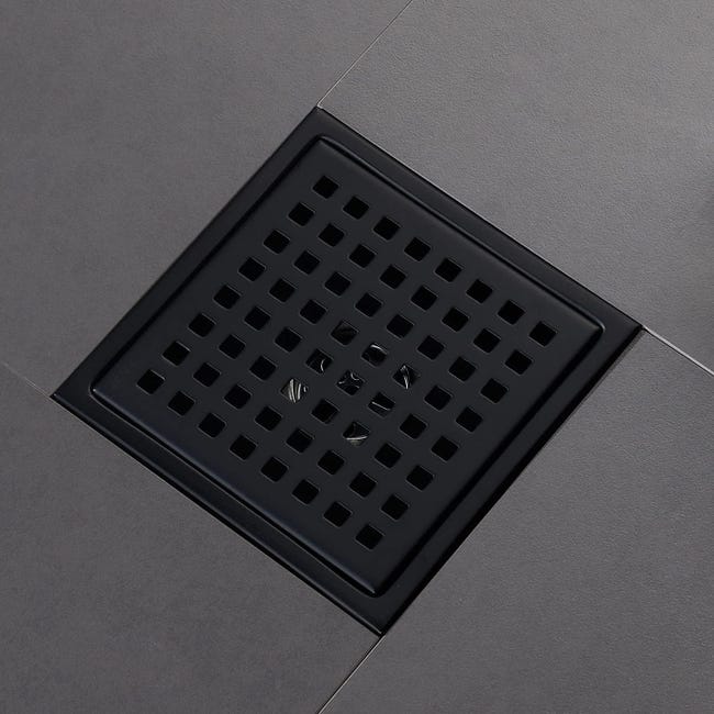 Scarico Doccia Quadrato In Acciaio, Griglia Sifone Anti-odore – Per Bagno, Cucina E Vasca