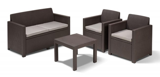 SALON ALLIBERT/KETER BRUN ALABAMA | Leroy Merlin